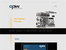 Tablet Screenshot of opw.de